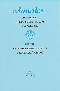 Kungl. Vetenskapssamhällets i Uppsala årsbok 41/2015-2016