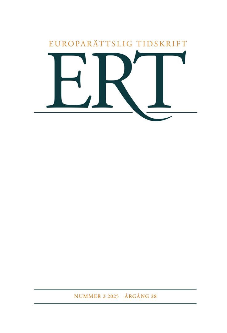 Europarättslig Tidskrift nr 2 2025