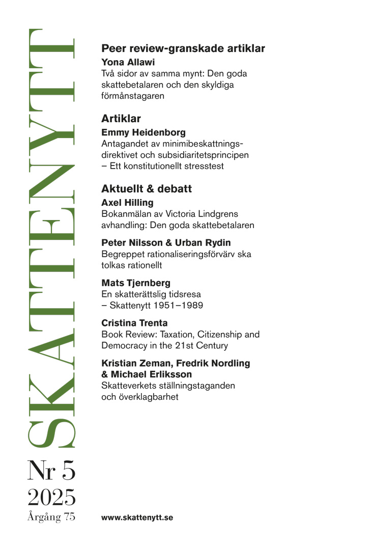 Skattenytt Nr 5 2025